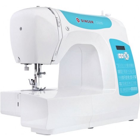 Singer | C5205-TQ | Sewing Machine | Number of stitches 80 | Number of buttonholes 1 | White/Turquoise - 6